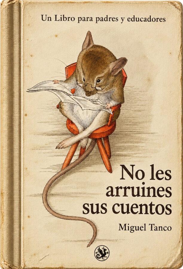 Portada de No les arruines sus cuentos, de Miguel Tanco
